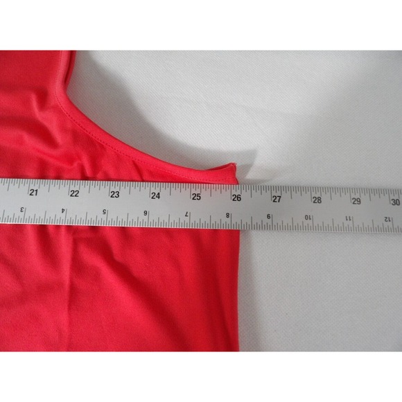 Zim & Zoe 26/28 3X Tank Top Red Sharkbite Plus Slinky Beachy Summer LagenLook - Picture 8 of 11